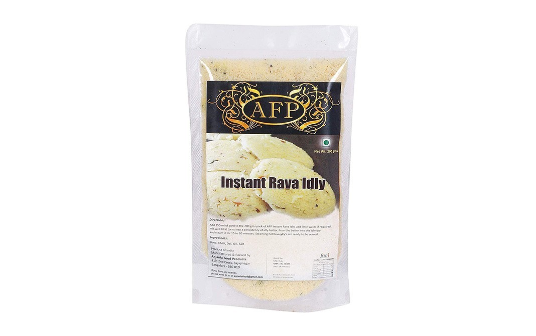 AFP Instant Rava Idly    Pack  200 grams